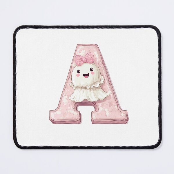 Item preview, A Adorable Apparition Letter A_with a friendly ghosht designed and sold by youme63.