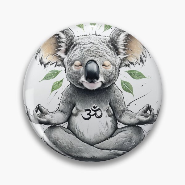 Item preview, Mystic koala om yoga meditation relaxation  designed and sold by Narcy1119.