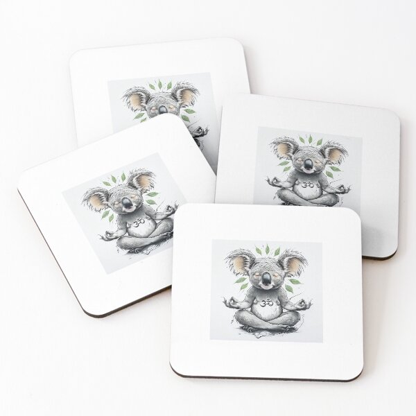 Item preview, Mystic koala om yoga meditation relaxation  designed and sold by Narcy1119.