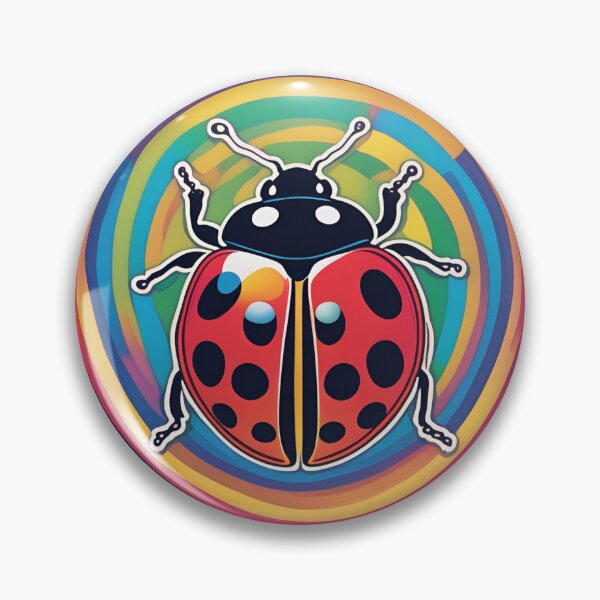 Item preview, Small Psychedelic Ladybird  designed and sold by Carol Robertson.
