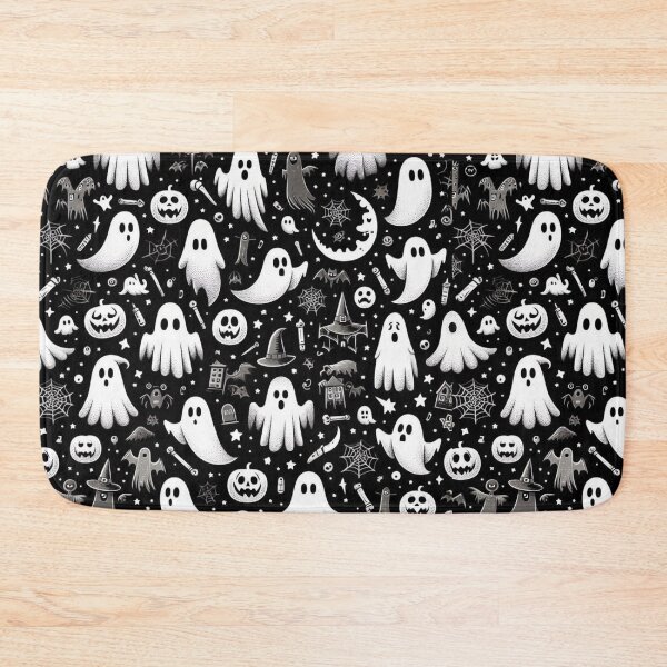 Item preview, Monochrome Magic, Ghostly Halloween Delights designed and sold by ChainsArt.