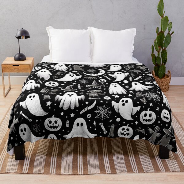 Item preview, Monochrome Magic, Ghostly Halloween Delights designed and sold by ChainsArt.