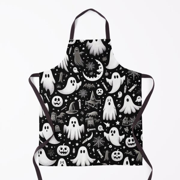 Item preview, Monochrome Magic, Ghostly Halloween Delights designed and sold by ChainsArt.
