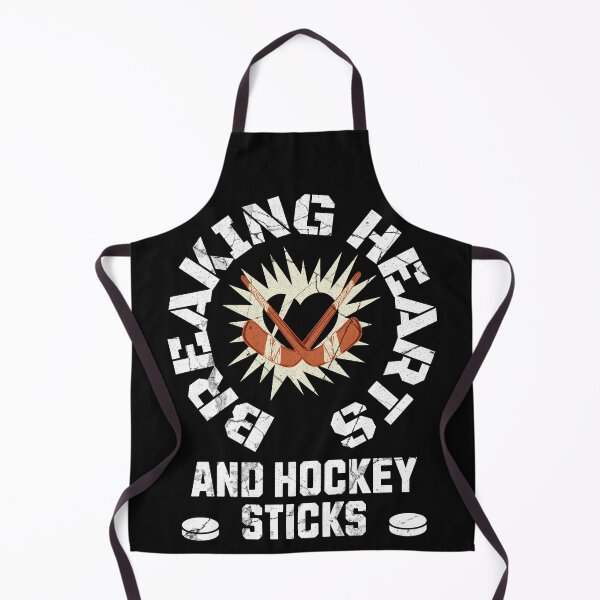 Item preview, Breaking Hearts And Hockey Sticks Funny Hockey Quote designed and sold by ZeptepiTrends.
