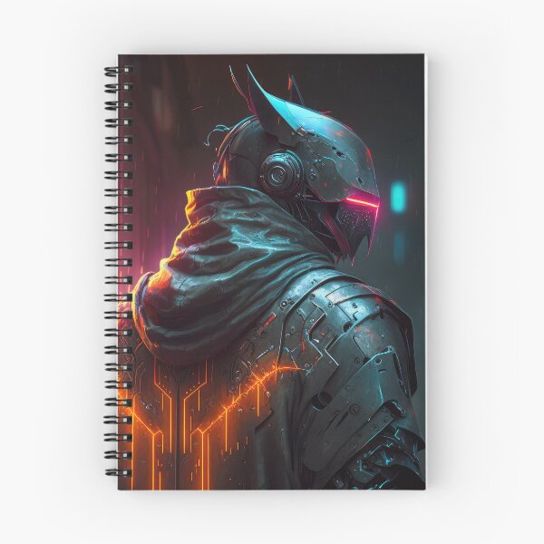 Item preview, Cyberpunk Crusader Neon designed and sold by aiko-art.