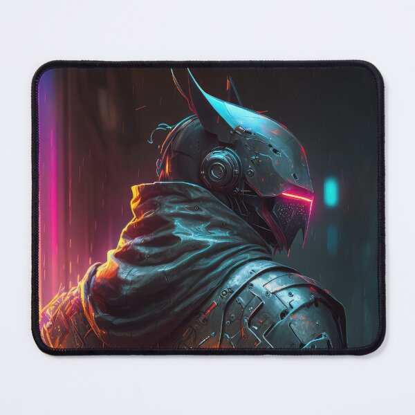 Item preview, Cyberpunk Crusader Neon designed and sold by aiko-art.