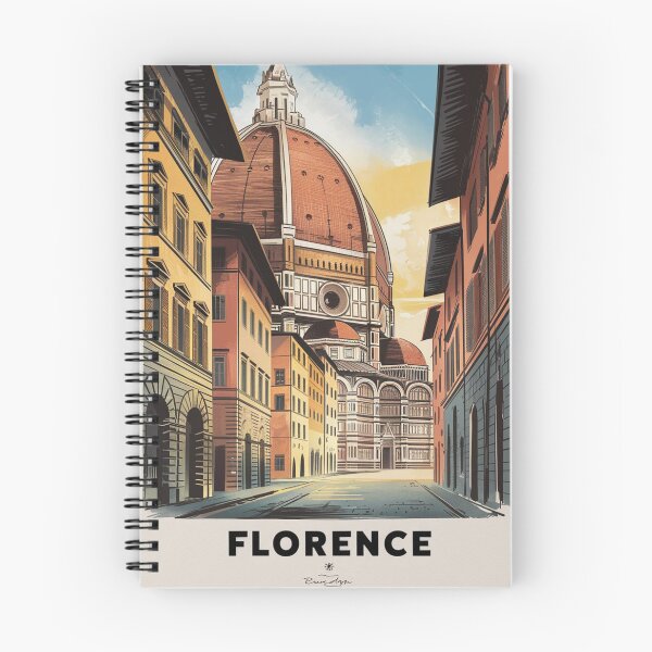 Item preview, Florence Vintage Travel Poster designed and sold by TravelerRat.