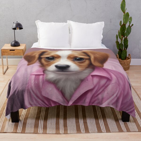 Item preview, Cute puppy in pink pyjamas designed and sold by GasconyPassion.