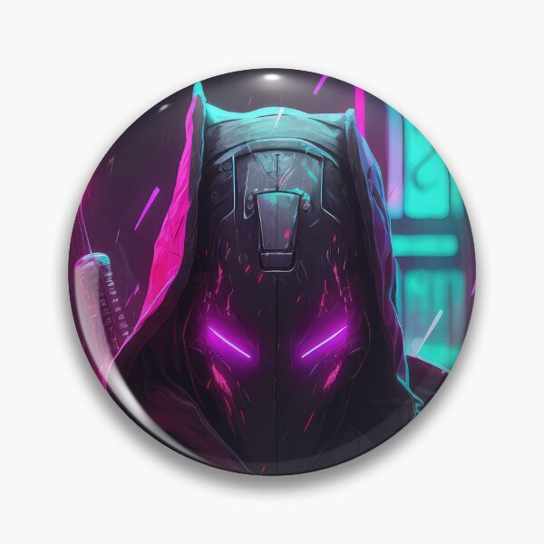Item preview, Cyberpunk Crusader Neon designed and sold by aiko-art.
