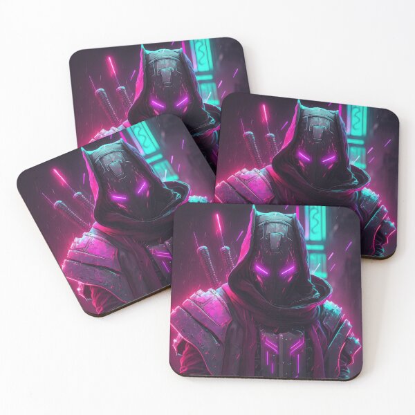Item preview, Cyberpunk Crusader Neon designed and sold by aiko-art.