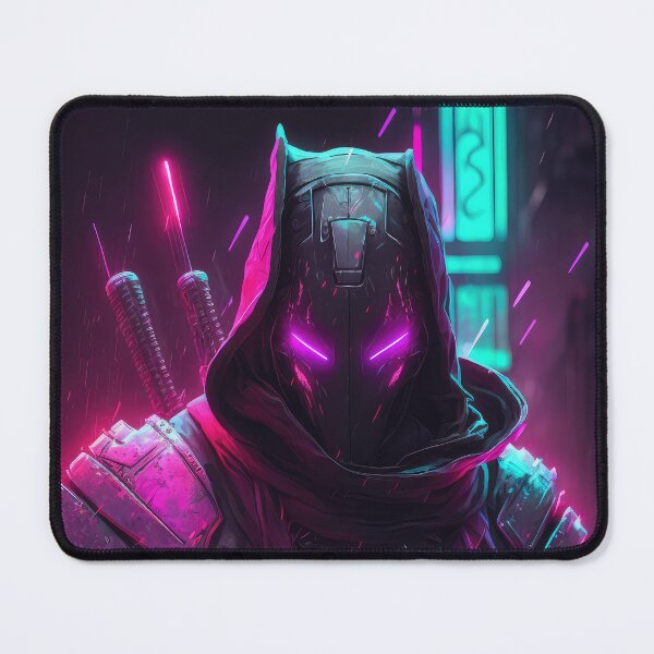 Item preview, Cyberpunk Crusader Neon designed and sold by aiko-art.