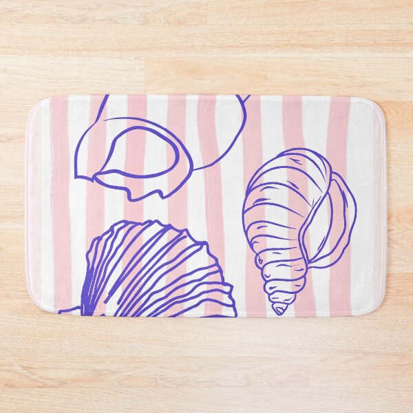 Item preview, Pink Coastal Sea Shells designed and sold by bowsbotanicals.