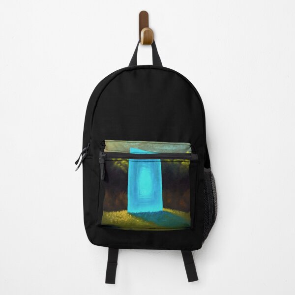 Item preview, Blue portal in a forest painting designed and sold by JuhaJoki.