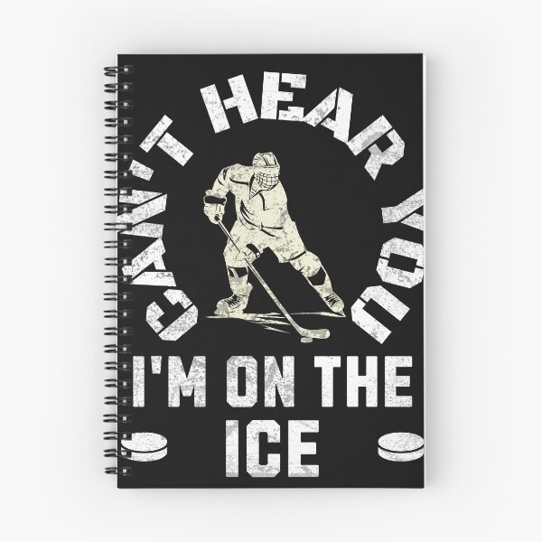 Item preview, Can't Hear You I'm On The Ice! Ice Hockey Sarcasm Quote designed and sold by ZeptepiTrends.