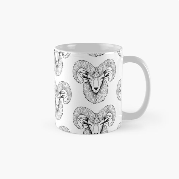 Item preview, Aries Zodiac Sign Line Drawing designed and sold by GeoSketchWear.