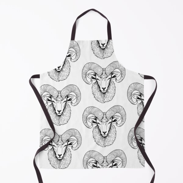 Item preview, Aries Zodiac Sign Line Drawing designed and sold by GeoSketchWear.