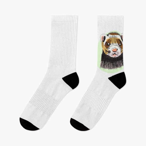 Item preview, ferret socks designed and sold by BassSaxBen.
