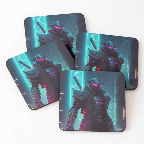 Item preview, Cyberpunk Crusader Neon designed and sold by aiko-art.