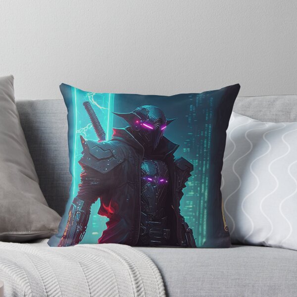 Item preview, Cyberpunk Crusader Neon designed and sold by aiko-art.