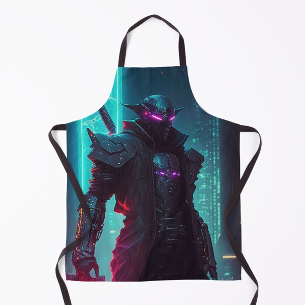 Item preview, Cyberpunk Crusader Neon designed and sold by aiko-art.