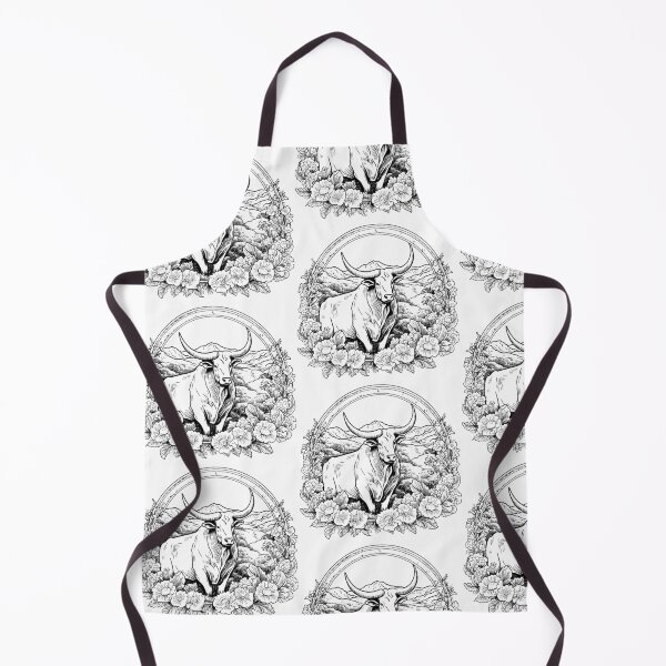 Item preview, Taurus Zodiac Sign Line Drawing designed and sold by GeoSketchWear.