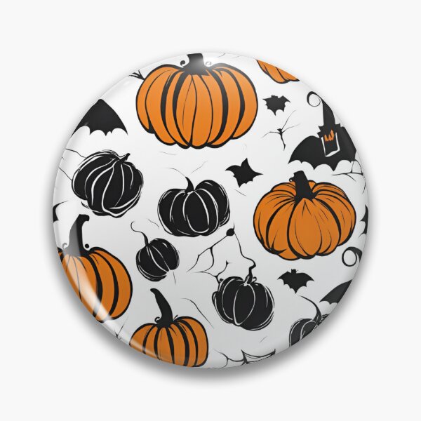 Item preview, Pumpkin, Spiderweb, and Bats - Spooky Halloween Texture, funny, gifts, autumn, pumpkin,  designed and sold by Ewelina  Niemiec.