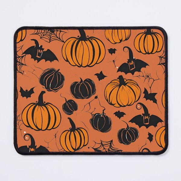 Item preview, Pumpkin, Spiderweb, and Bats - Spooky Halloween Texture, funny, gifts, autumn, pumpkin, designed and sold by Ewelina Niemiec.