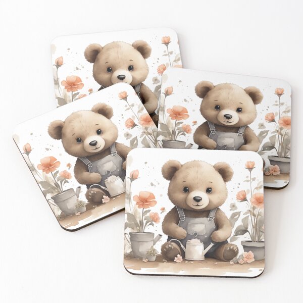 Item preview, Gardener Bear of the Woods designed and sold by Pawsandco.