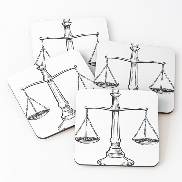Item preview, Libra Zodiac Sign Line Drawing designed and sold by GeoSketchWear.