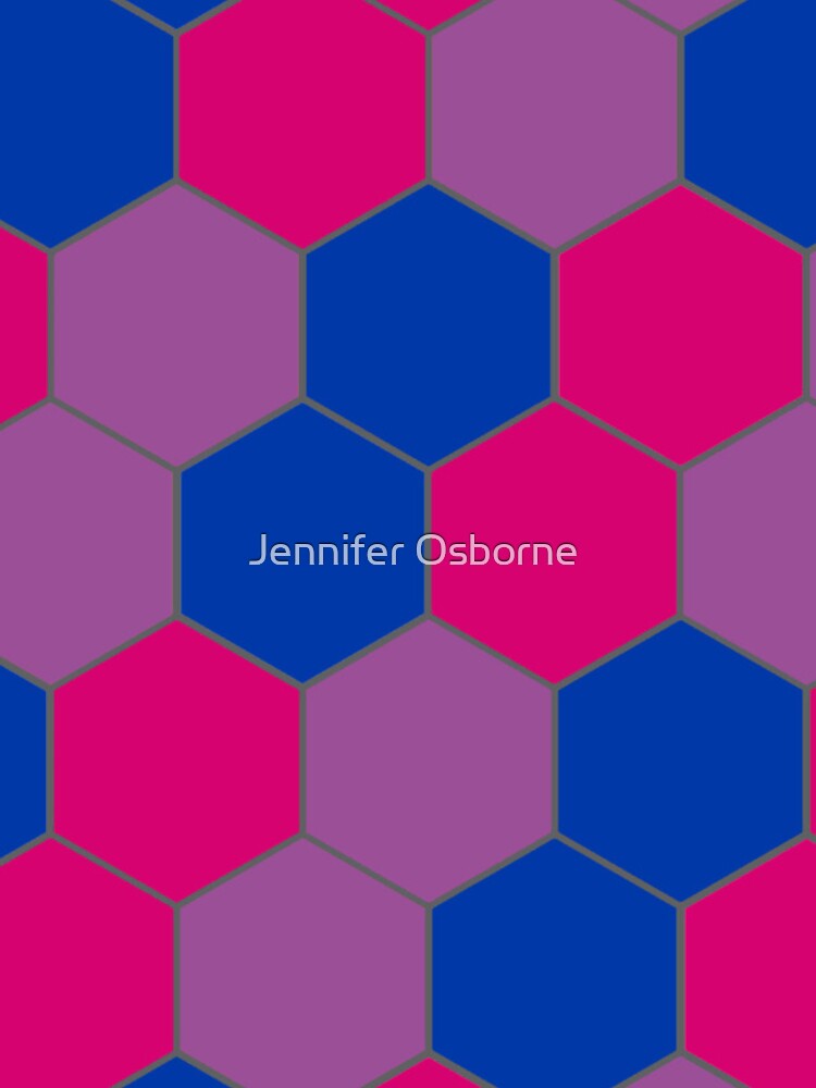 Thumbnail 4 of 4, iPhone Case, Geometric Bi Pattern designed and sold by Jennifer-O.