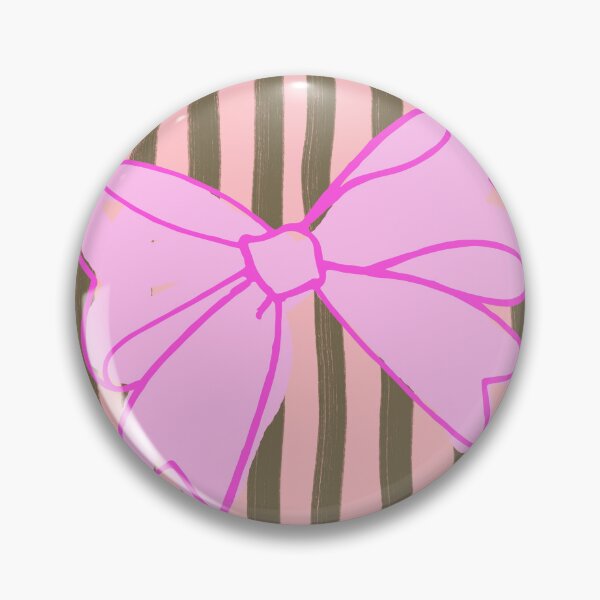 Artikelvorschau, Rosa Schleife mit Girly-Muster entworfen und verkauft von bowsbotanicals.