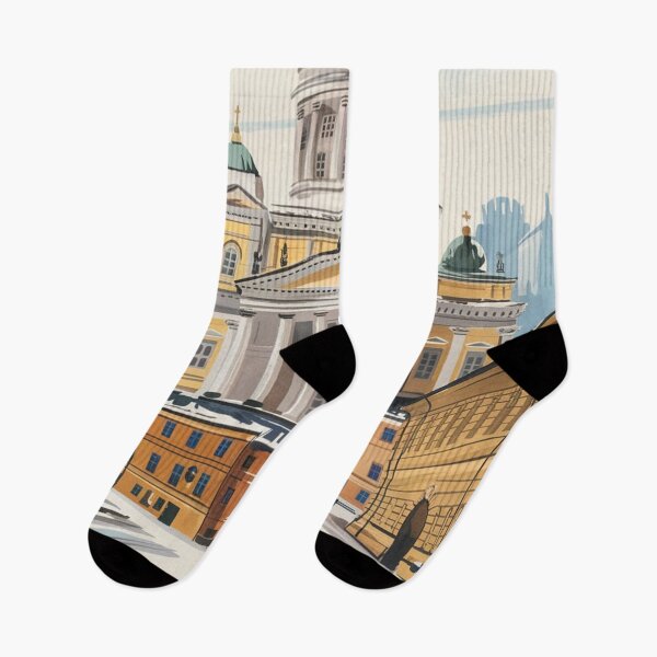 Item preview, Helsinki Vintage Travel Poster designed and sold by TravelerRat.