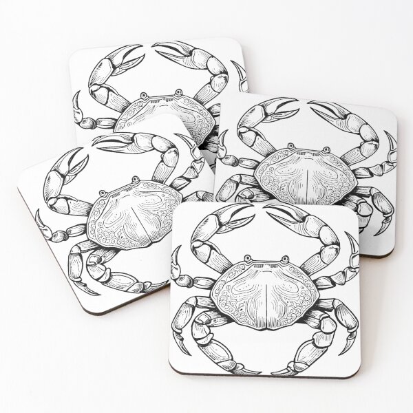 Item preview, Cancer Zodiac Sign Line Drawing designed and sold by GeoSketchWear.