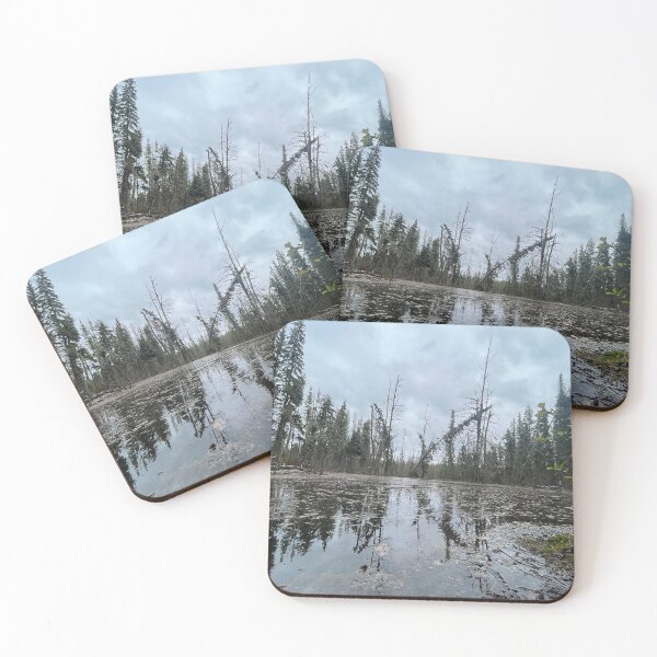 Item preview, Boreal forest reflection on the water designed and sold by Pasqua-Prints.
