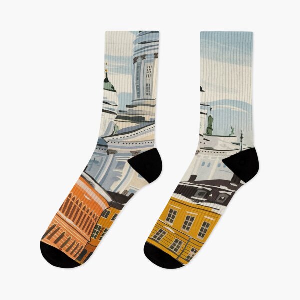 Item preview, Helsinki Vintage Travel Poster designed and sold by TravelerRat.