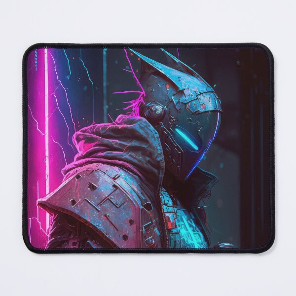 Item preview, Cyberpunk Crusader Neon designed and sold by aiko-art.