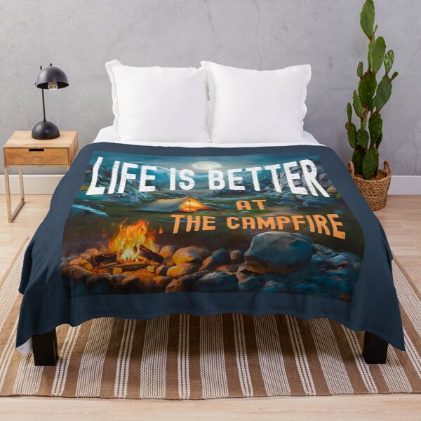 Item preview, Life Is Better At The Campfire designed and sold by box-artshop.
