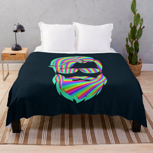 Item preview, 3D hipster with beard. Holo glitch effect designed and sold by navarraspain.