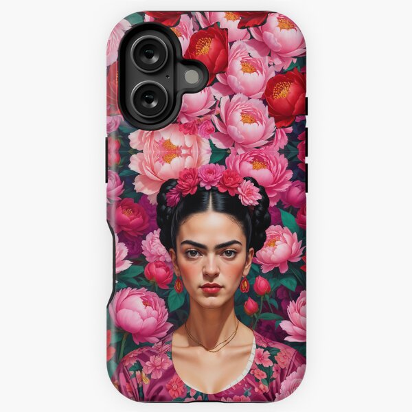 Vista previa del artículo con la obra «Frida kahlo retrato Rosas Frida kahlo  », diseñado y vendido por TeeARTHY.