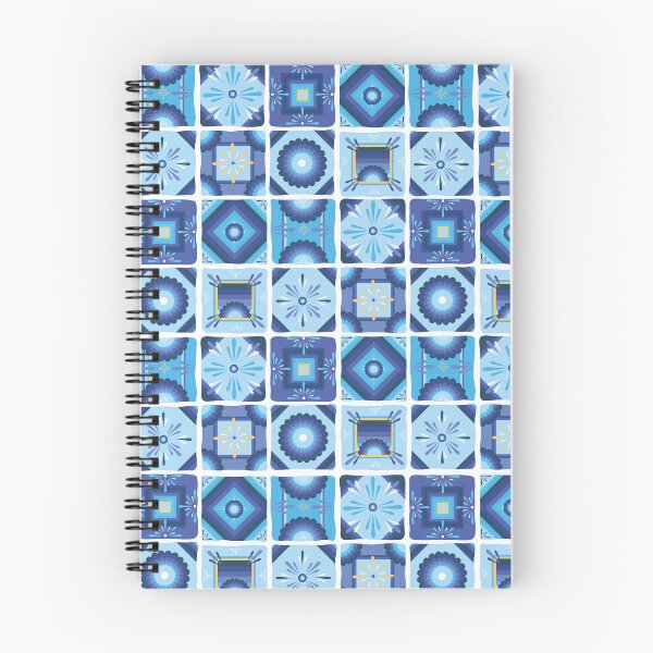Item preview, Blue Mediterranean inspired Tile pattern designed and sold by Leahvco.