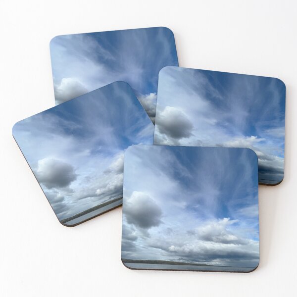 Item preview, Beautiful open sky with clouds designed and sold by Pasqua-Prints.