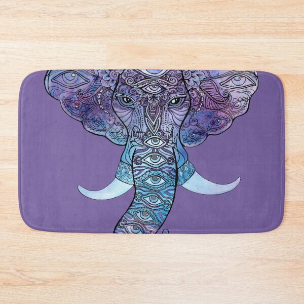 Item preview, Elephant with Decorative Eye Pattern designed and sold by FlutterKatArts.