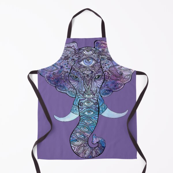 Item preview, Elephant with Decorative Eye Pattern designed and sold by FlutterKatArts.