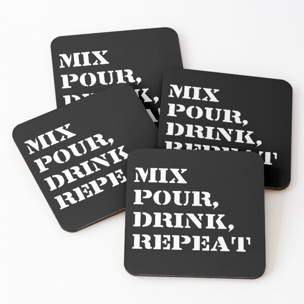 Item preview, Eat, Pour, Drink, Repeat.  designed and sold by yoyola999.