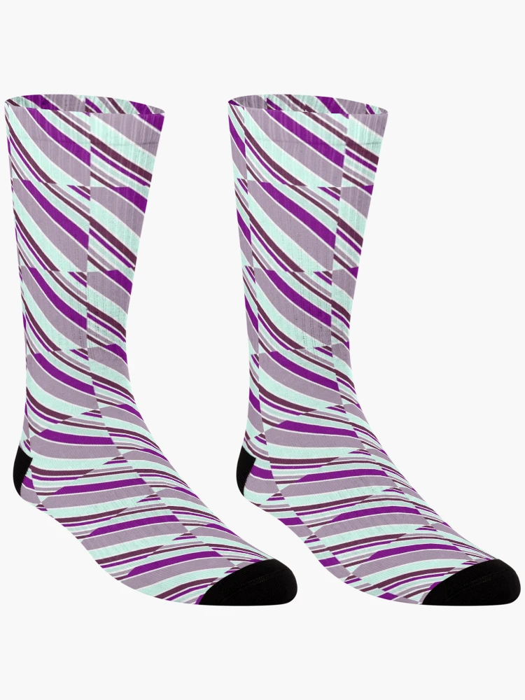 Thumbnail 3 of 5, Socks, vertical pattern designed and sold by Designfs.