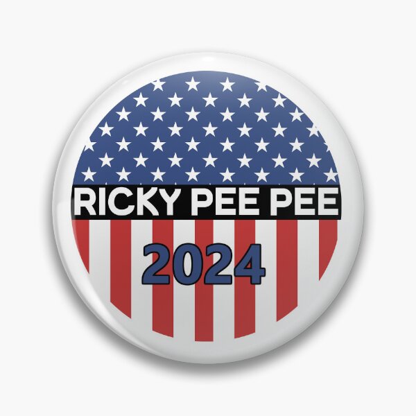 Item preview, Ricky Pee Pee voting emblem designed and sold by dogfish-art.
