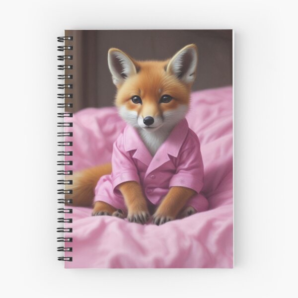 Item preview, Cute fox in pink pyjamas designed and sold by GasconyPassion.