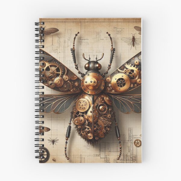 Item preview, Steampunk mechanical insect designs designed and sold by Dominika Farkašová.