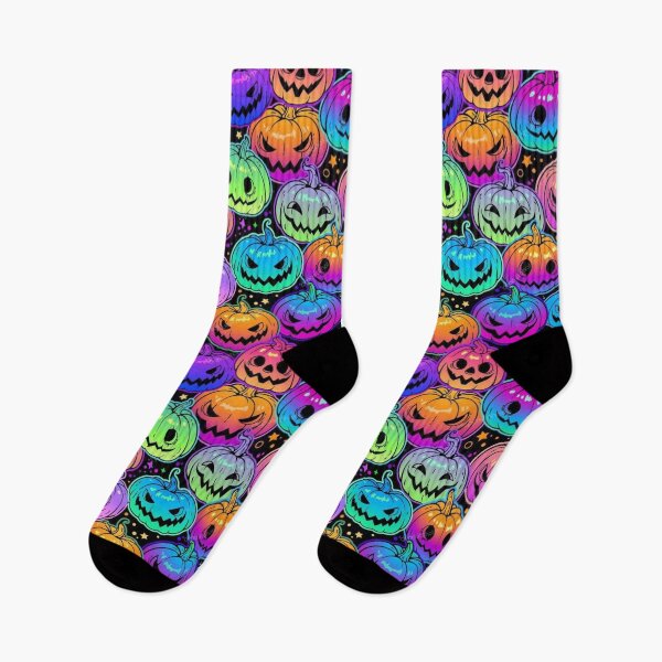 Item preview, Vibrant Rainbow Pumpkin Halloween designed and sold by ChainsArt.
