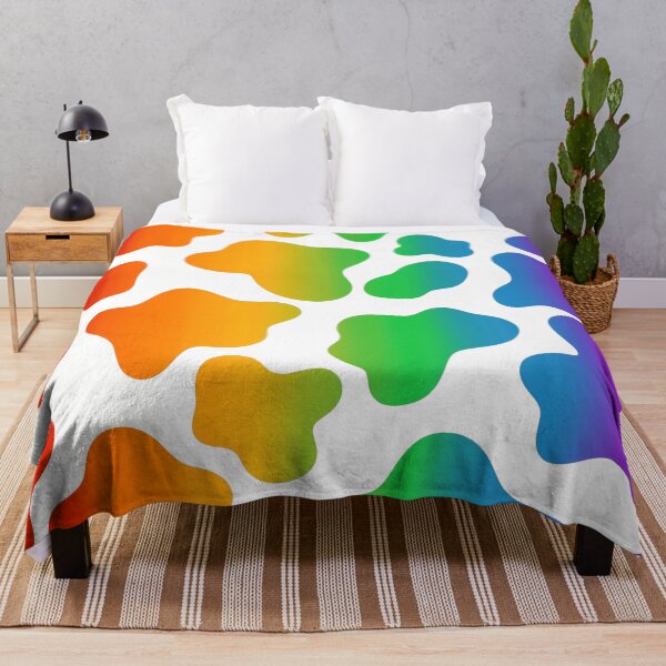 Item preview, Rainbow Pride Cow Print designed and sold by sdanae3.